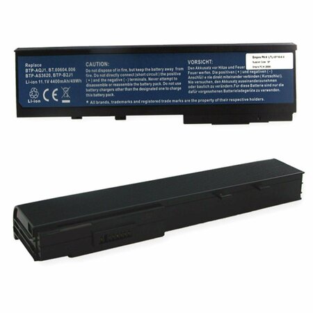 EMPIRE Acer 11.1V 4400 mAh Li-ion Batteries - 48.84 watt LTLI-9114-4.4